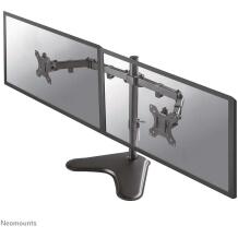 Neomounts настольная подставка FPMA-D550DDBLACK, 10-32", 2 экрана, 8 кг, VESA 75x75/100x100, регулировка высоты, 0-180° поворот