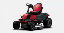 Электрический газонный трактор 82LT107, CRAMER, 7400786, 82 В, 107 см ширина среза, 38-114 мм регулировка высоты