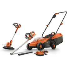 Dārza instrumentu komplekts ar akumulatoru 20V, POWERPLUS, POWDPGBOX25, Pļaušanas platums: 330 mm, Trimmera platums: 260 mm