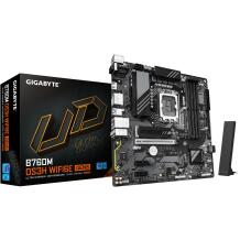 Gigabyte Motininė B760M DS3H WF6E GEN5, LGA 1700, 6+2+1 fazių VRM, iki 5600MHz DDR5, 2xPCIe 4.0 M.2, Wi-Fi 6E, 2.5GbE LAN