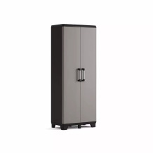 Skapis Pro Tall Cabinet KETER 30210847 68x39x173cm pelēks/melns
