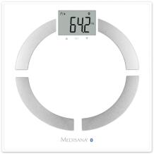 Medisana Kehakaal BS444 40444, 1.6kg, 300mm, 300mm, 23mm, 180kg, 8 kasutajat, Bluetooth, LCD, automaatne väljalülitus