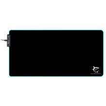 White Shark Hiire matt LUMINOUS-800X350, 80cm, 35cm, 0.3cm, must, kummist, pehme, LED, mängimiseks, libisemisvastane, kokkupandav