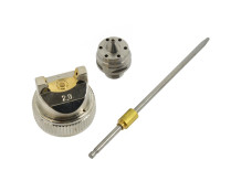 Smidzināšanas pistoles rezerves daļas, 1.4mm sprausla, adata, sprauslas vāciņš, G01134, GEKO