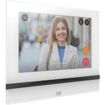 2N внутренний ответный блок 91378601WH 7'' сенсорный экран, 1 RJ45, 5 мА, 0 до 50°C, белый