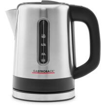 Gastroback Veekeetja 42435, 2200 W, 1 L, 50-60 Hz, 16 A, Must, Roostevaba teras, Ilma juhtmeta, 360° pööramine