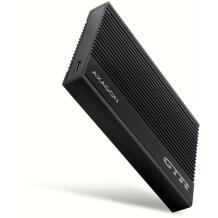 Axagon HDD cietā diska korpuss EE25-GTR 2,5" USB-C melns, 10 Gb/s, 0,6 m kabelis, iekļauti piederumi