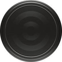 Melns vāks Ø66/4 BROWIN 136016, 4 āķi, 10 gab.