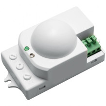 Kustības sensors, mikroviļņu, SRC812, max 1200W, 360°, 1-8m±1.5-3.5m, IP20, LED; AE-SRC812-00 GTV