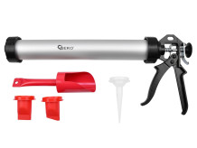 Alumīnija hermētiķa pistole, rotējoša caurule, 600 ml, G00667, GEKO