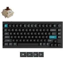 Keychron Q1U-M3 клавиатура, 75% форм-фактор, 8000 Гц частота опроса, RGB LED подсветка, 4000 мАч аккумулятор