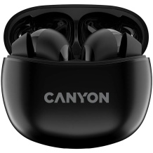 Wireless TWS earphones with Bluetooth connectivity TWS-5 Black CNS-TWS5B CANYON