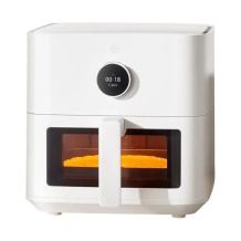 Elektriskais gaisa fritieris ar stikla lodziņu un 3D konvekciju viedais ar aplikācijas vadību 1600 W 5.5 L balts Xiaomi