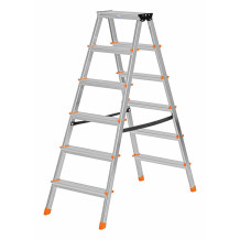 Mājsaimniecības kāpnes DOPPLO 2x6 pakāpieni 150kg 120427 KRAUSE