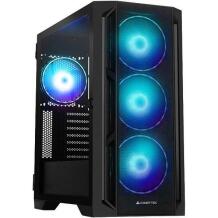 Chieftec Korpus APEX LUMO GA-01B-L-OP, 4x140mm, 2xUSB 3.0, 2x3.5", 2.5/3.5" tugi, RGB, Tempered Glass