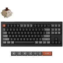 Keychron клавиатура V3U-D3 8000 Гц, Bluetooth 5.3, RGB LED, 4000 мАч, 660 ч времени работы от батареи, PBT клавиши