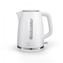 Eldom электрический чайник C280B, 1,7 L, 2200 W, белый, 220-240 V, 50-60 Hz, без проводов, автоматическое отключение, фильтрация