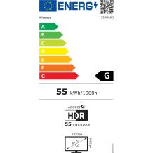 Hisense Skaitmeninis reklamos ekranas 32DM66D, 32", 1920 x 1080, 500 cd/m², 8 ms, 178°, 24/7, Android, Wi-Fi
