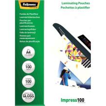 Fellowes Laminaatkotid 5351111, A4, 216 x 303 mm, 100 mikronit, 100 tk, ideaalne teadetele, ühilduv kõigi laminaatoritega