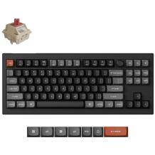 Клавиатура Keychron V3U-D1 8K, 2.4 GHz, Bluetooth 5.3, RGB LED, 660 ч времени работы от батареи, 45 г сила нажатия