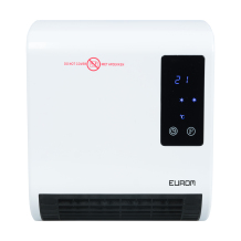 Seinale paigaldatav soojapuhur vannitoa lisakütmiseks 2000W 1000/2000W taimer pult IP22 Sani-Fanheat 2000R 350081 Eurom