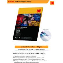 Kodak Fotopaber CAT 9891-624, 210 × 297 mm, 180 g/m², läikiv, 25 lehte