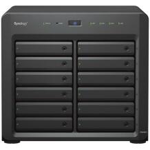 Synology NAS 12BAY/DS2422+ AMD Ryzen V1500B, 4 ГБ памяти, 2 USB 3.2, 12 3.5" SATA Hot-swap, 4 порта 10/100/1000Base-T