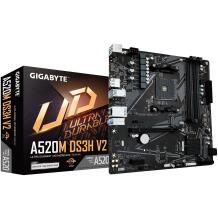 Gigabyte Motininė A520MDS3HV2, palaiko AMD Ryzen 5000 serijos AM4 CPU, iki 4733MHz DDR4, PCIe 3.0 x16, GbE LAN, USB 3.2 Gen 1