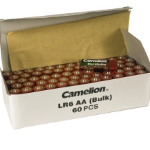 Baterijas AA LR6 ar alkalīna tehnoloģiju 60 gabali 11090006 Camelion