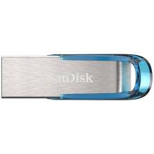 Sandisk Ultra Flair USB флешка SDCZ73-128G-G46B, 128 ГБ, 150 МБ/с, USB Type-A, 3.2 Gen 1, металлический корпус