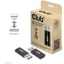 Club3D USB адаптер CAC-1525 USB 3.2 Gen1 Type A к Type C, 1 USB-C, 1 USB 3.2, черный
