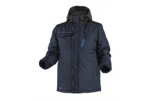 Ziemas jaka ar kapuci HOGERT HT5K247-L, ūdensizturīga, atstarojoši elementi, izmērs L