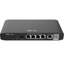 Ruijie RG-EG105G-P-V3 5-Portu Gigabit Maršrutētājs ar 4xPoE+ un Mākoņa Pārvaldību Melns