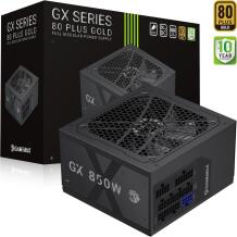 Gamemax toiteplokk GX 850GF, 850 W, Kuld, Täielikult modulaarne, 120 mm ventilaator, 80 PLUS Kuld