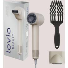 Lovio matu fēns LVHD001BE, 1600W, 2 ātrumi, 4 temperatūras režīmi, 1 uzgalis, 1.8m vads, automātiska izslēgšanās, jonizators