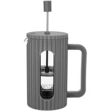 Resto French Press 90534, 0.6 L, hall, borosilikaatklaas, roostevaba terasfilter, plastkatte, ergonoomne käepide