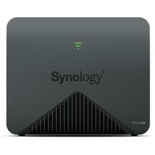 Synology ruuter MR2200AC, 2200 Mbit/s, 1000 Mbit/s, 4 tuuma, 1 RJ-45 port, 1 USB 3.2, must, WPS, DHCP, tulemüür, külalispääs