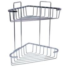 Baltic Aqua Угловая Полка Двухъярусная Eden 9134245, 160mm, 280mm, 330mm, хром, металл