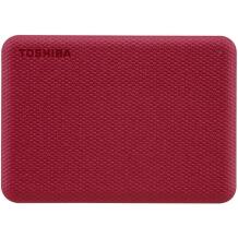 Toshiba Väline kõvaketas Canvio Advance HDTCA40ER3CA, 4000 GB, 2.5", USB 3.2 Gen1, punane, parooliautentimine