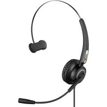 Sandberg Austiņas 126-14, 2,1m, 1xUSB A, 30mm, 20Hz-7kHz, 2,7mm mikrofons, vienvirziena, 50Hz-16kHz, -40dB±3dB