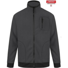 Fliisinė striukė, Pesso, FMPN-M, tamsiai pilka, M