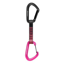 Atsaite HOTFORGE HYBRID QUICKDRW 12cm, BLACK DIAMOND, 0793661400929, Garums: 12cm, Karabīnes atvērums: 22mm augšējā / 27mm apakšējā, Svars: 99g, Izturība: 24kN8kN (atvērtai), Matriāls: 53% Aluminum (7075), 7% Steel, 29% Polyester, 5% TPU, 1% Nylon