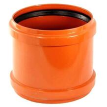 Instalplast PVC ārdarbu kanalizācijas remontuzmava 8021065, 110mm, oranži brūna, ciets PVC-U, pH 2-12, līdz +40°C