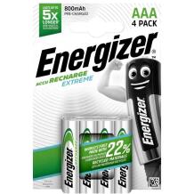 Energizer akumulator Recharge Extreme AAA E300324700, 800 mAh, 1.2 V, Ni-MH, 4 tk blisteris