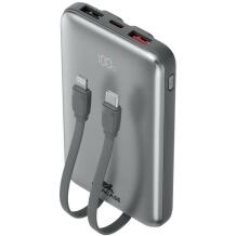 Rivacase Power Bank VA2611, 10000mAh, 30W, 2xUSB-A, 1xUSB-C, 1xLightning, 260g, kiire laadimine