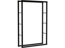 Küttepuude riiul 100×25×150 cm halgudele alates 30 cm max 150 kg 33318 Vorel