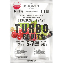 Turbo Fruit 5-7 dienu destilācijas raugs BROWIN 403150 40g