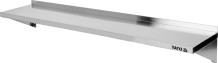 Sienas plaukts, YG-09042, YATO, 1500x300x180mm, nerūsējošais tērauds, viegli tīrāms