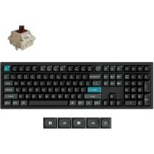 Keychron клавиатура Q6U-M3 8000 Гц, 4000 мАч, RGB LED, механический переключатель, 660 ч работы от батареи, 55 г усилие нажатия