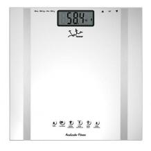 Jata Электронные личные весы 532, 180 кг, 100 г, LCD, 310 мм, 190 мм, 2xAAA, 12 записей памяти, противоскользящая поверхность